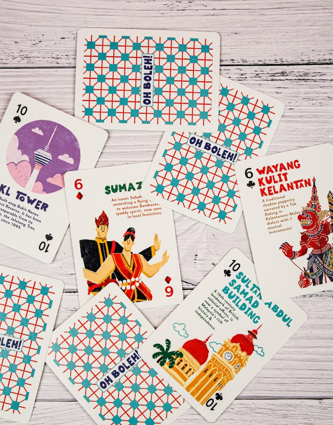 Oh Boleh! Malaysian Playing Cards - Nyonya House