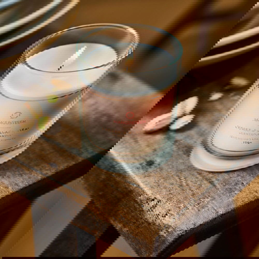 Soy Candle - Lychee & Black Tea (Mangosteen) - Batik Boutique