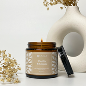 Soy Candle - Vanilla & Cream (90g) - Batik Boutique