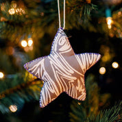 Star Ornament (Reversible) - Driftwood Spice - Batik Boutique