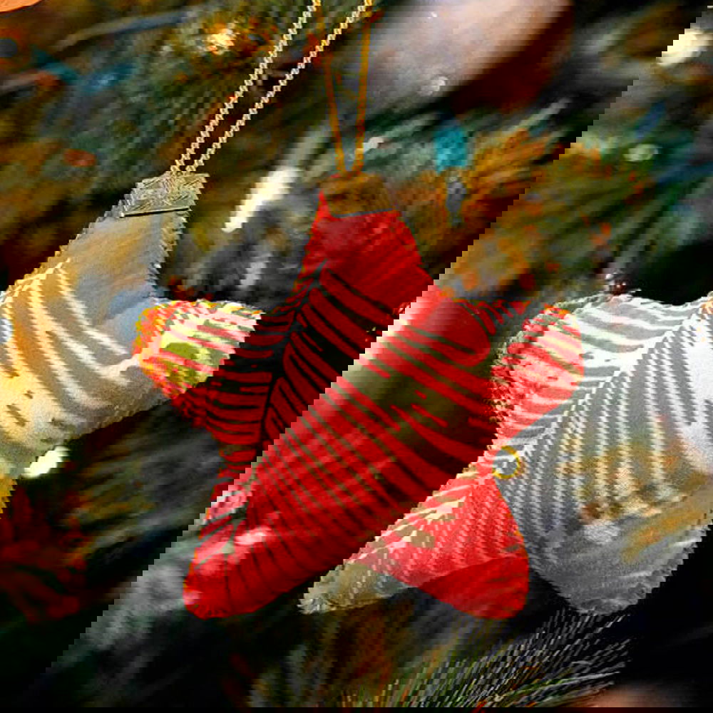 Star Ornament (Reversible) - Neon Sawit - Batik Boutique