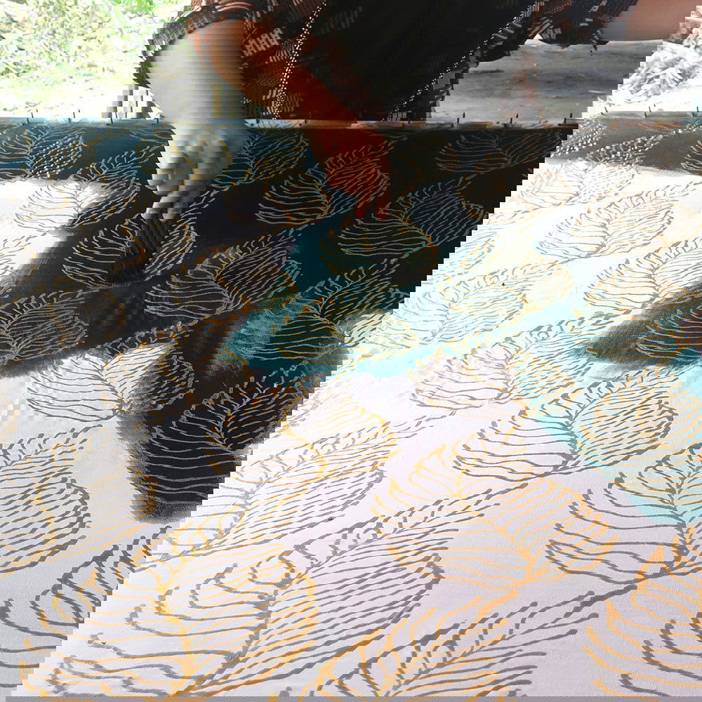 Star Ornament (Reversible) - Neon Sawit - Batik Boutique