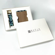 Batik Travel Set - Teal Ukir in in box set 