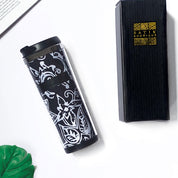 Tumbler - Black Floret - Batik Boutique