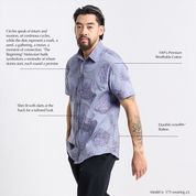 Violet yuan dian men's shirt 