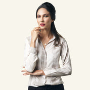 Women's Shibori Shirt - Mangosteen - Batik Boutique