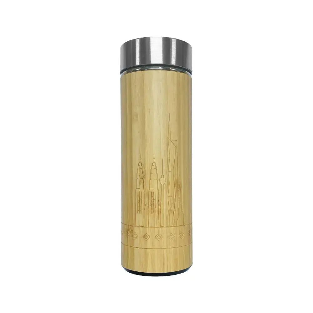 Wooden Tumbler - KL Skyline - Batik Boutique