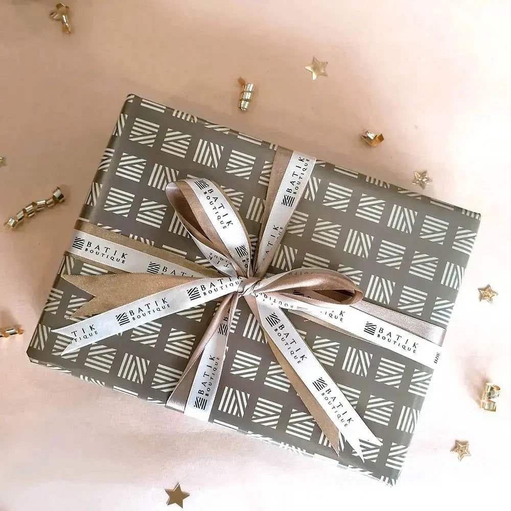 Artisan-Made Wrapping Paper with Social Impact by Batik Boutique -