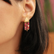 Embrace Jewellery - Chevron Tassel Earrings
