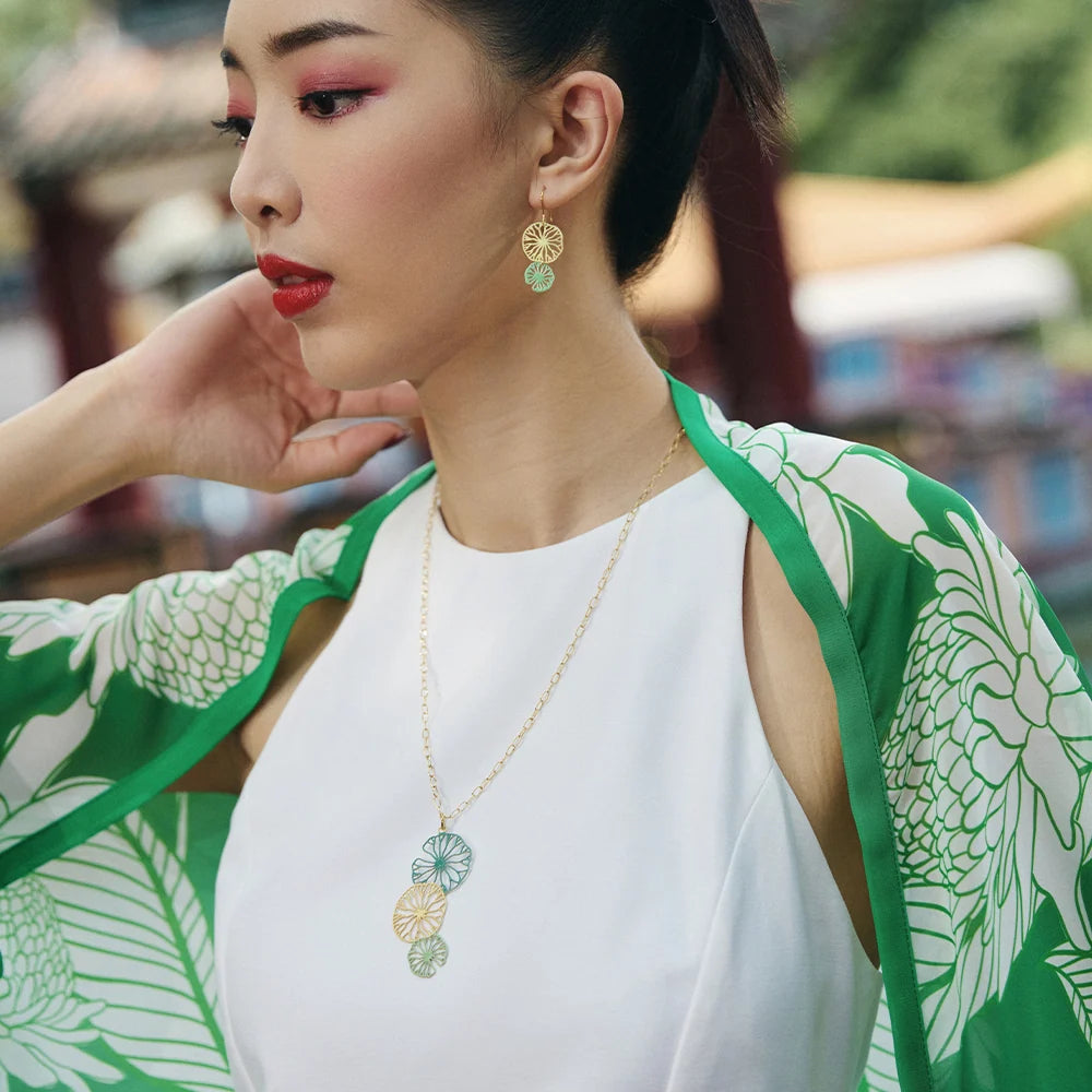 Embrace Jewellery -  Lily Pad Necklace