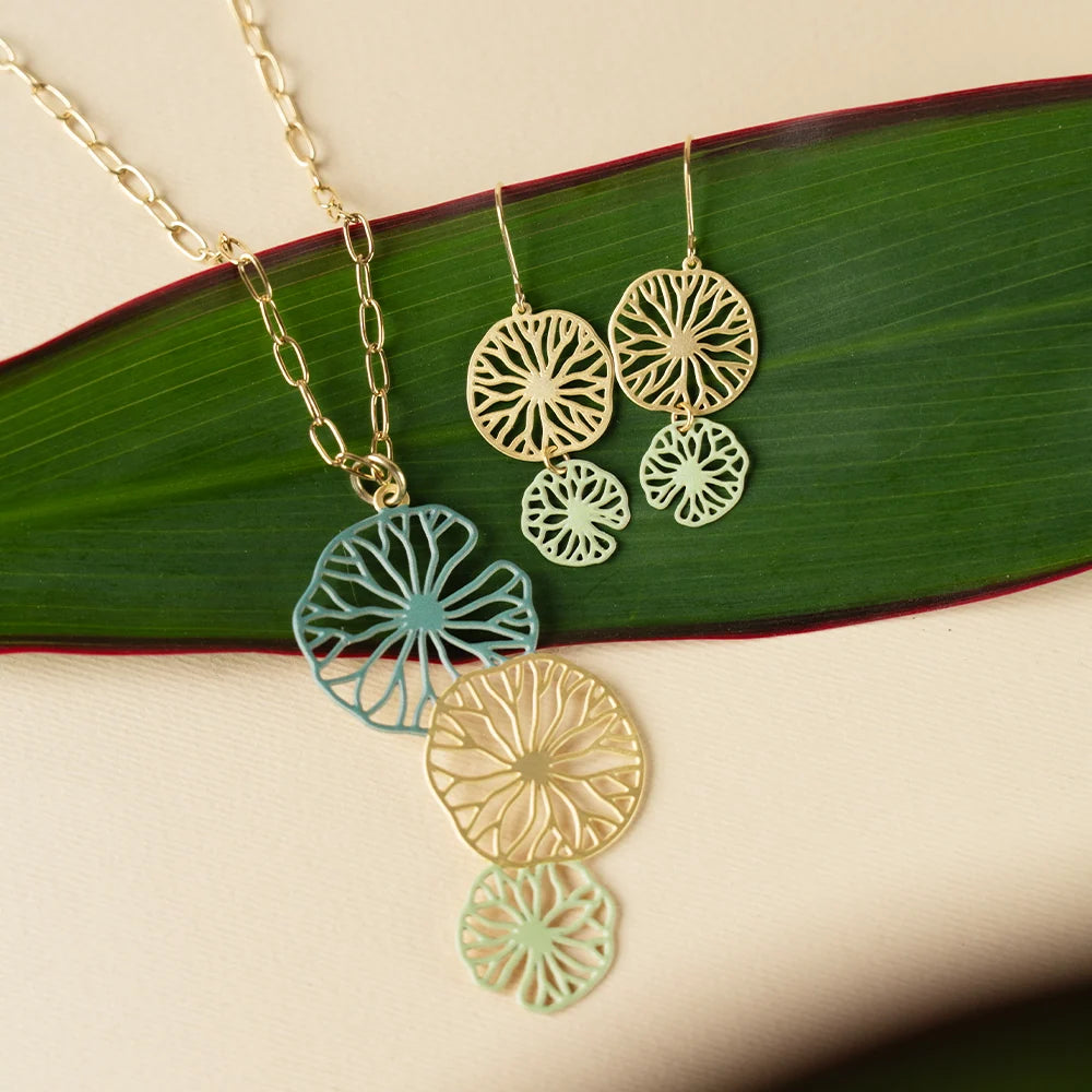Embrace Jewellery -  Lily Pad Necklace