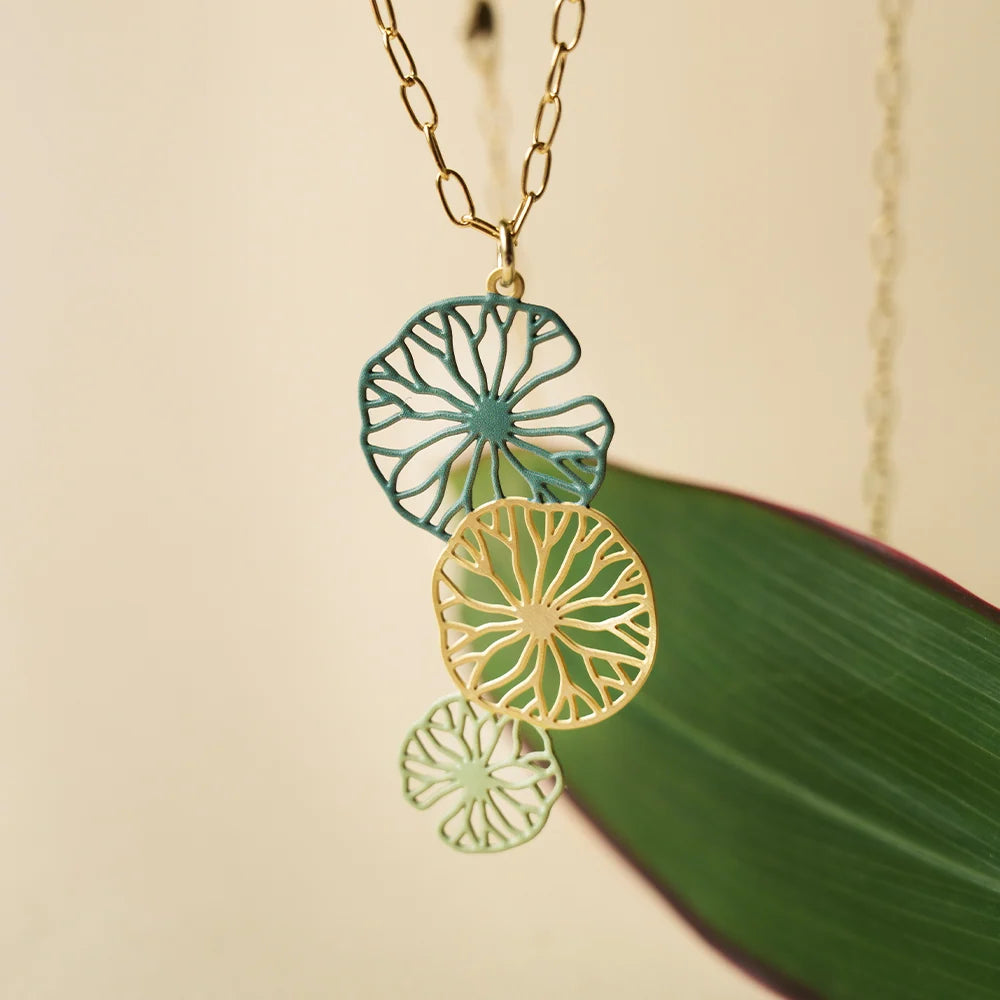 Embrace Jewellery -  Lily Pad Necklace