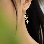Embrace Jewellery - Plum Blossom Earrings