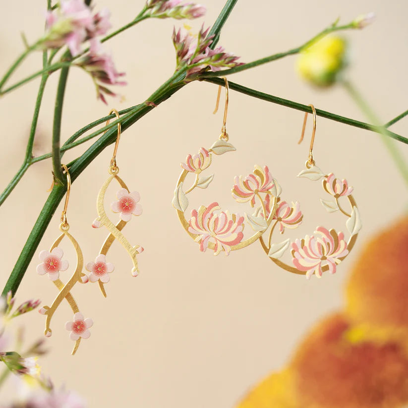 Embrace Jewellery - Plum Blossom Earrings