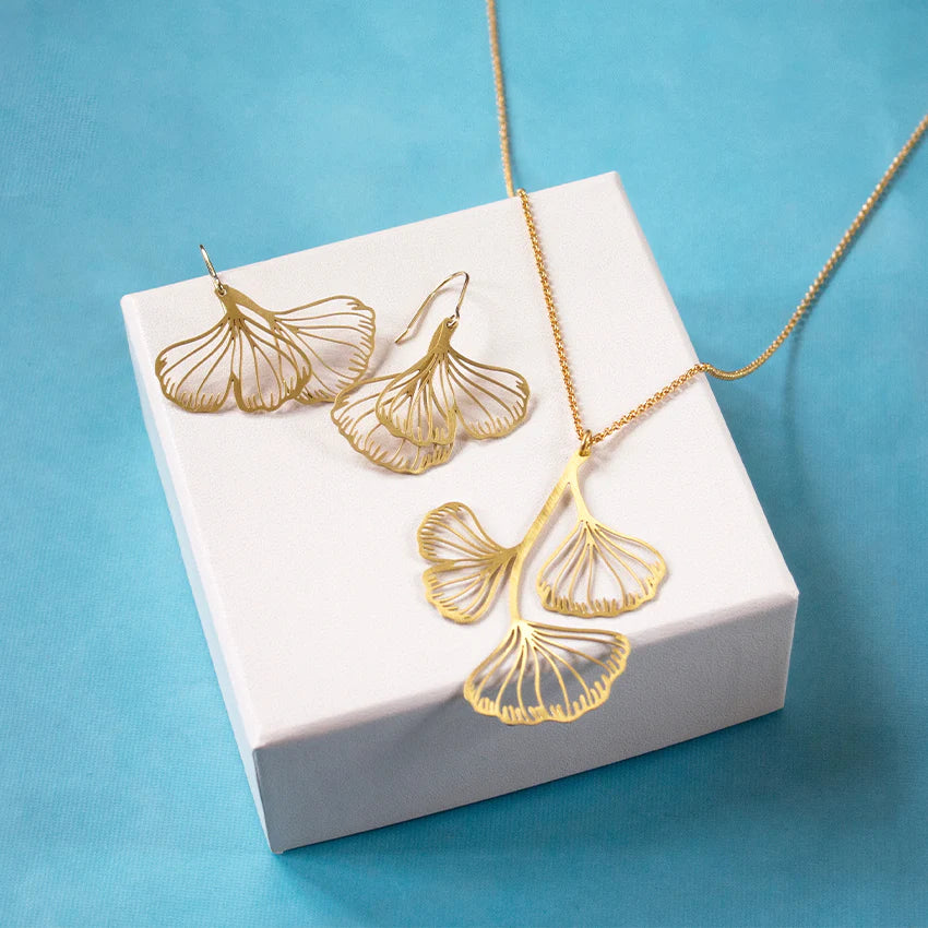 Embrace Jewellery - RAS Ginkgo Biloba Medium Earrings
