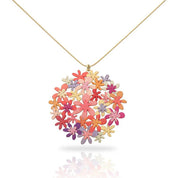 Embrace Jewellery - RAS Orange Bouquet Short Pendant Necklace