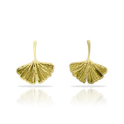 Embrace Jewellery -  Ginkgo Biloba Engraved Earrings