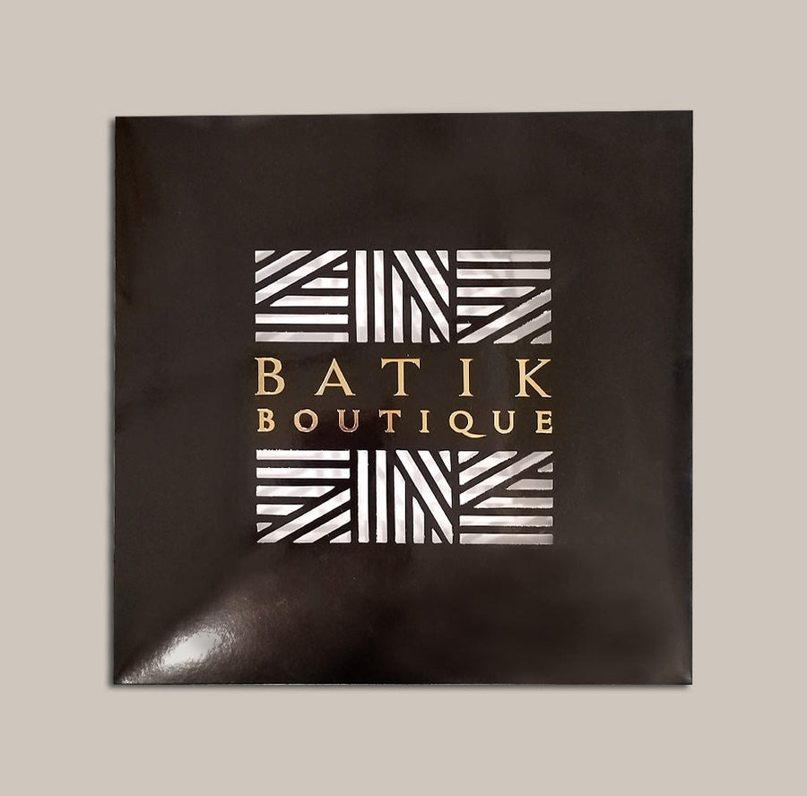 Batik Scarf (Silk Cotton) - Teal Rose