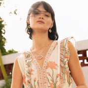 woven leaves double layered jewelry 