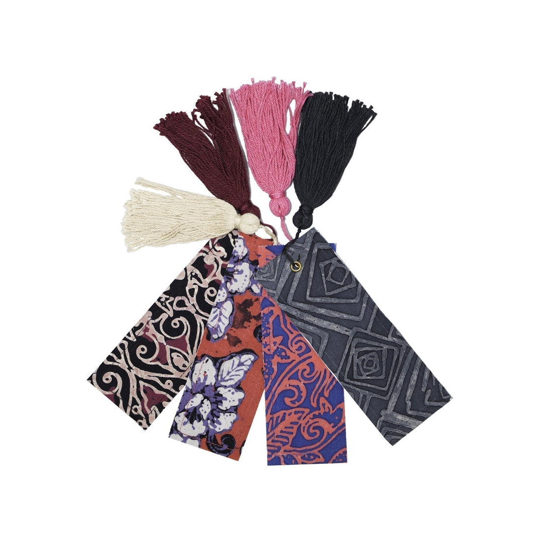 Batik Bookmark with Tassel - Assorted